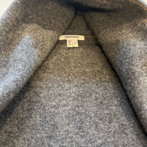 Great etiqueta negra cárdigan in grey size S - Picture 5 of 6